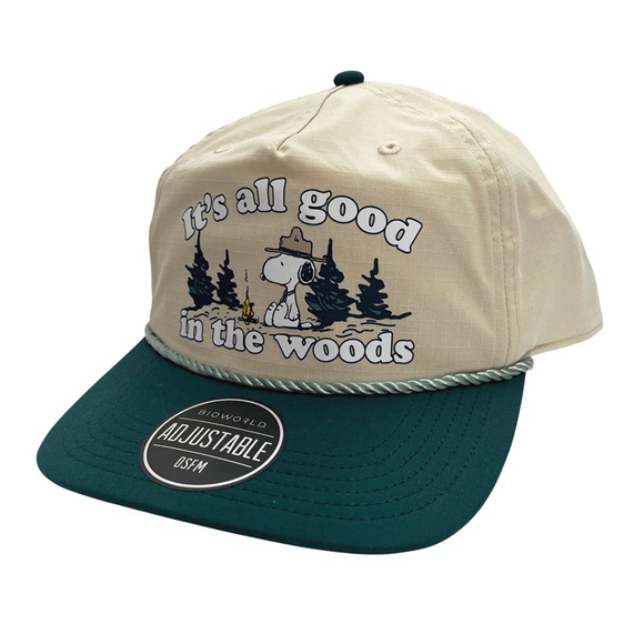 Peanuts Ranger Snoopy It's All Good in the Woods Hat - Picture 1 of 14